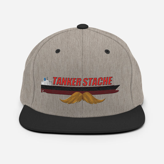 Tanker Stache Snapback Hat