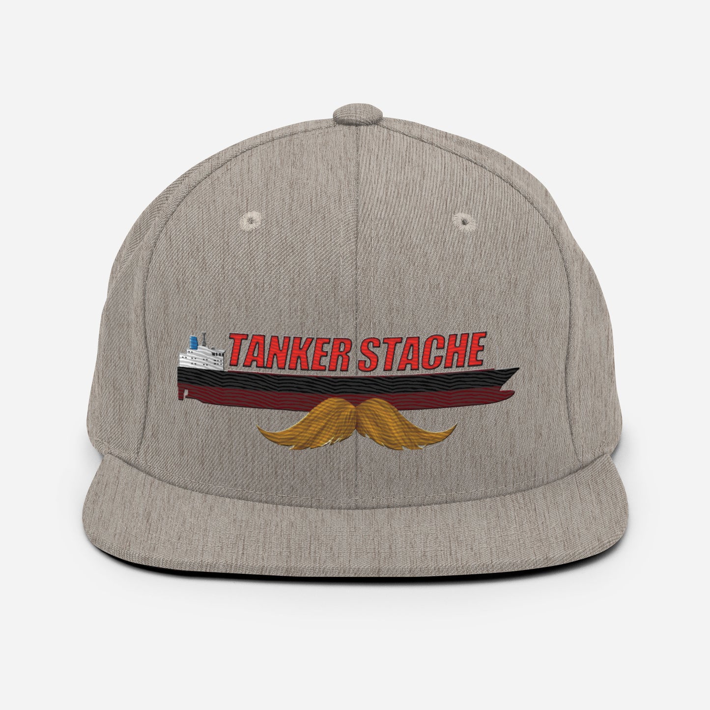 Tanker Stache Snapback Hat